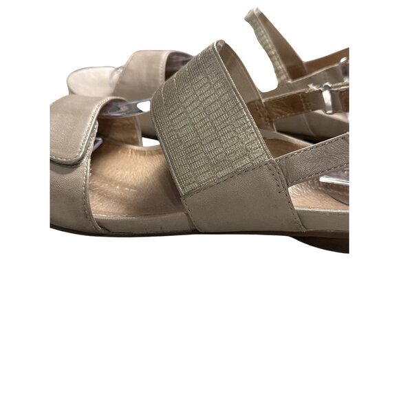 Abeo B.I.O. System Shannon Taupe Cobblestone Sandals Size 9N Neutral Arch - Picture 4 of 7